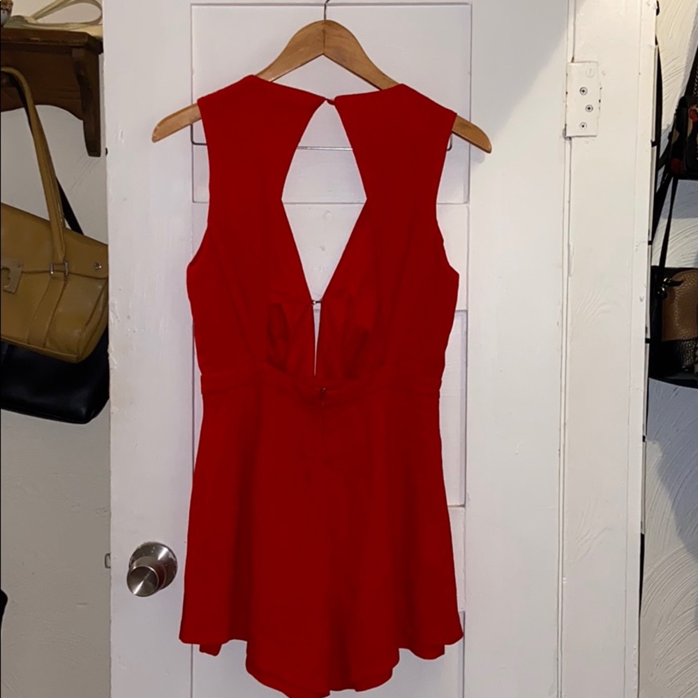 Red Romper - Picture 2 of 2
